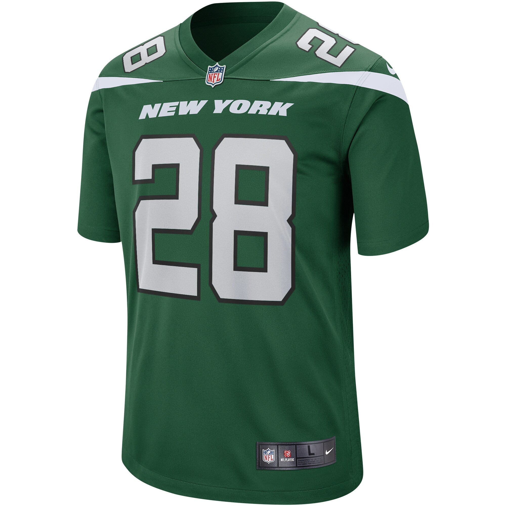 Curtis Martin New York Jets Game Retired Player Jersey - Gotham Green