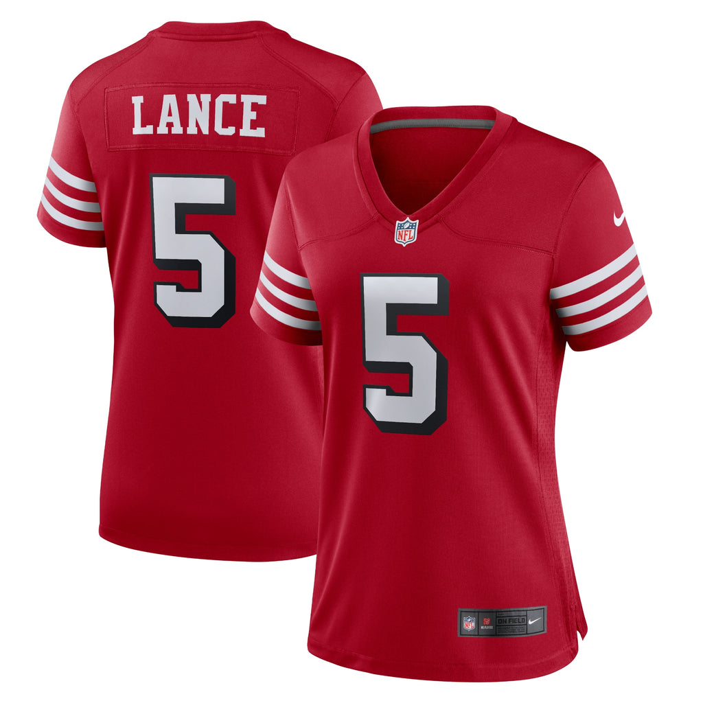 Trey Lance San Francisco 49ers Women's Alternate Game Jersey - Scarlet