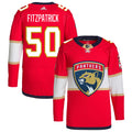 Evan Fitzpatrick Florida Panthers Home Primegreen Authentic Pro Jersey - Red
