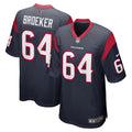 Nick Broeker Houston Texans Team Game Jersey - ?Navy