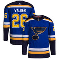Nathan Walker St. Louis Blues Home Authentic Pro Jersey - Royal