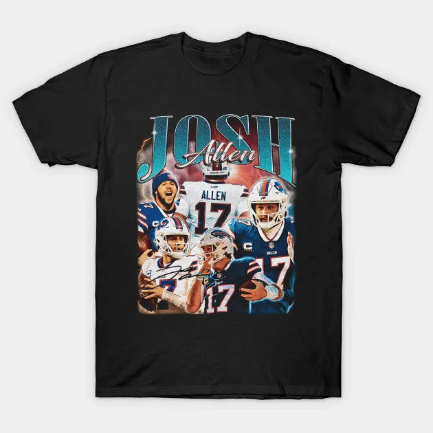Josh Allen 17 Vintage T-Shirt