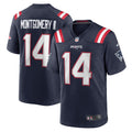 Ty Montgomery New England Patriots Game Jersey - Navy