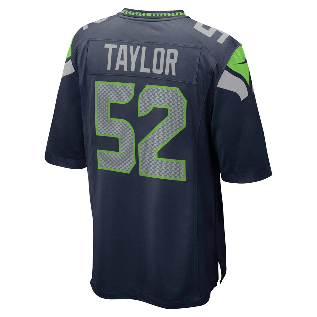 Darrell Taylor Seattle Seahawks Game Jersey - College Navy