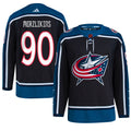 Elvis Merzlikins Columbus Blue Jackets Reverse Retro 2.0 Authentic Player Jersey - Black