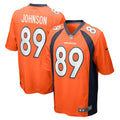 Brandon Johnson Denver Broncos Game Player Jersey - Orange