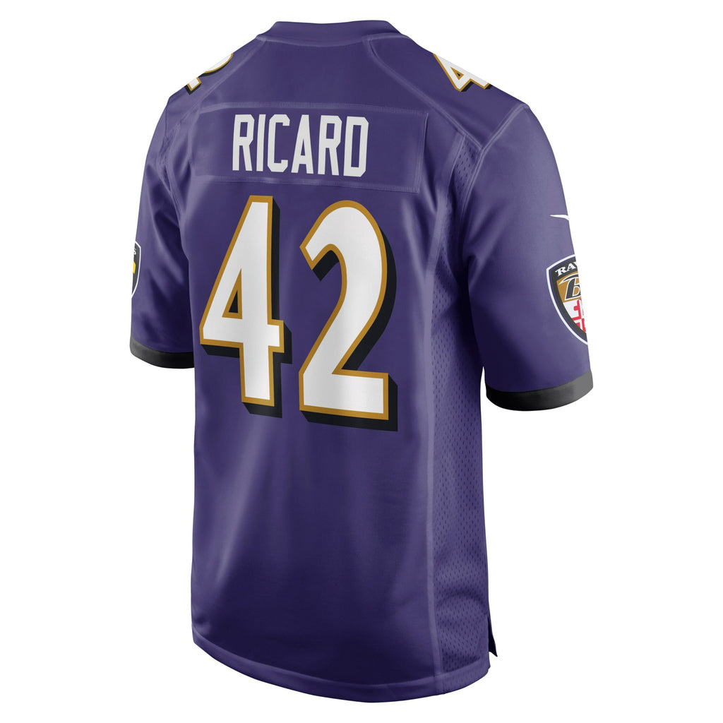 Patrick Ricard Baltimore Ravens Game Jersey - Purple
