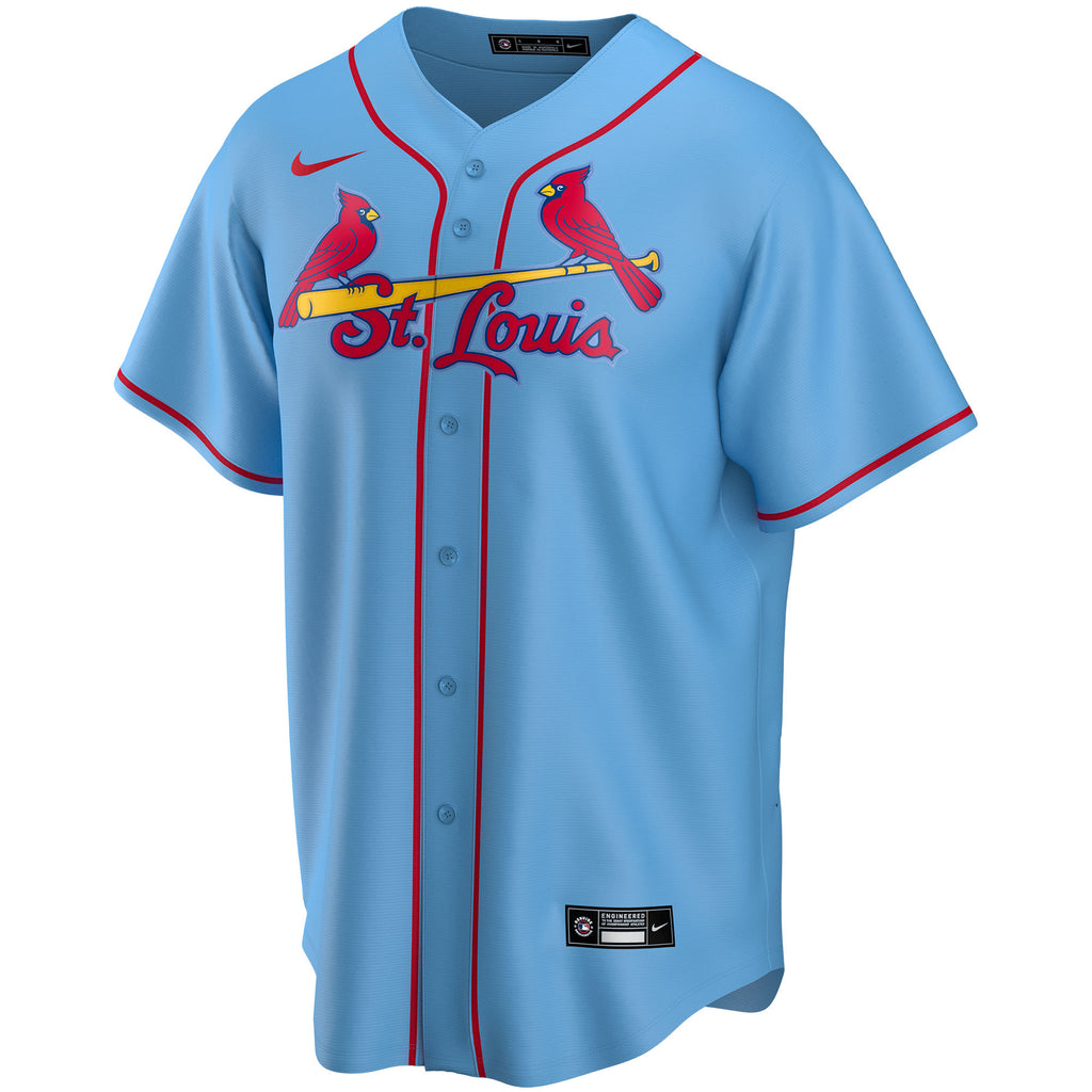 St. Louis Cardinals Alternate Replica Custom Jersey - Light Blue