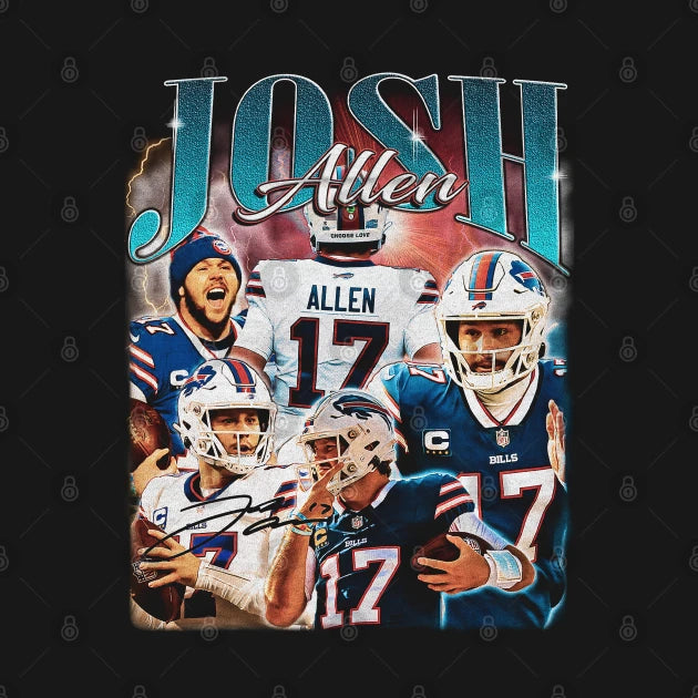 Josh Allen 17 Vintage T-Shirt