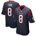 David Carr Houston Texans Game Retired Player Jersey - Navy