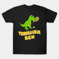 Tennis T-Rex Dinosaurs T-Shirt