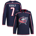 Sean Kuraly Columbus Blue Jackets Home Primegreen Authentic Pro Jersey - Navy