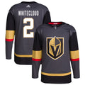 Zach Whitecloud Vegas Golden Knights Alternate Authentic Pro Jersey - Gray