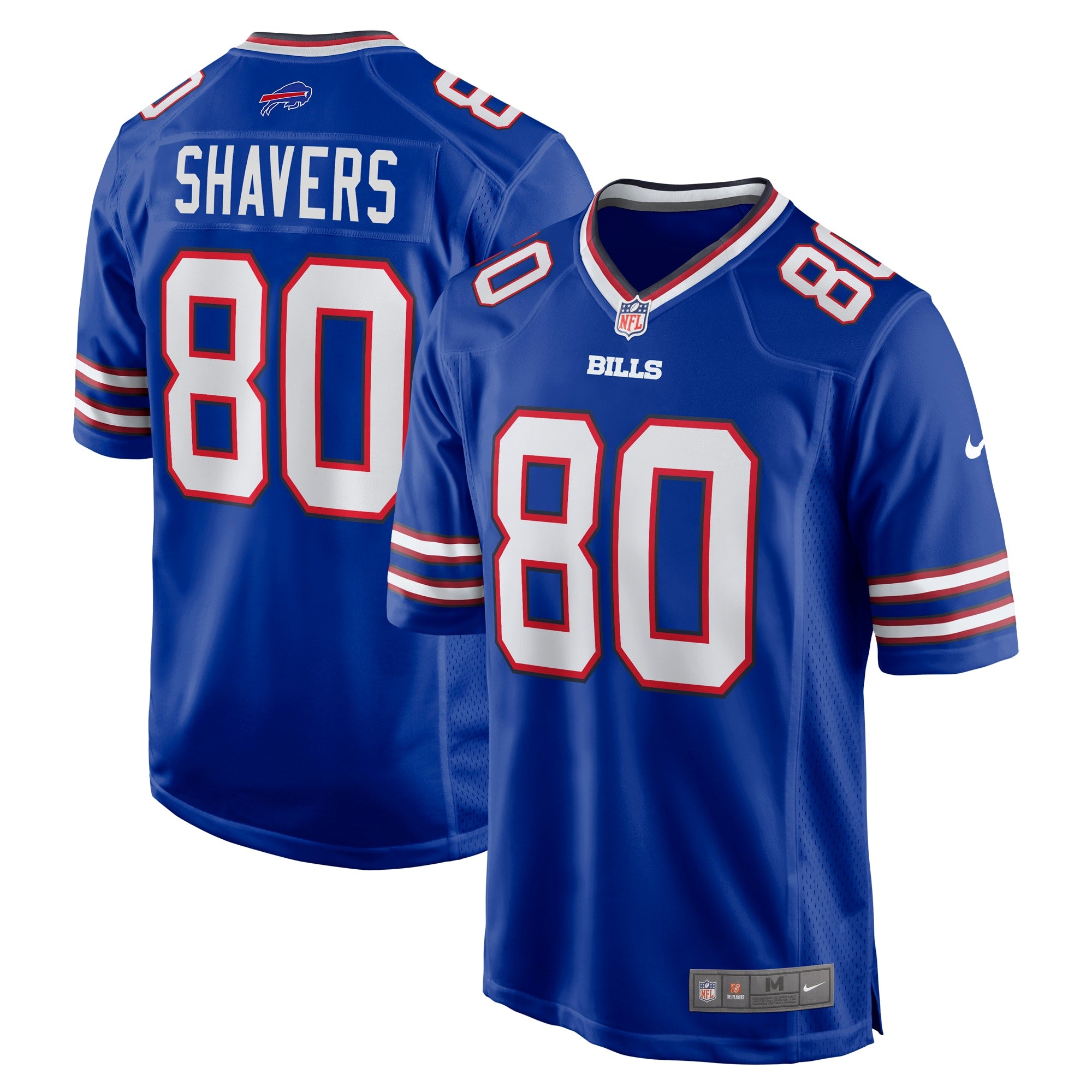 Tyrell Shavers Buffalo Bills Team Game Jersey - Royal