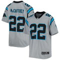 Christian McCaffrey Carolina Panthers Youth Inverted Team Game Jersey - Silver