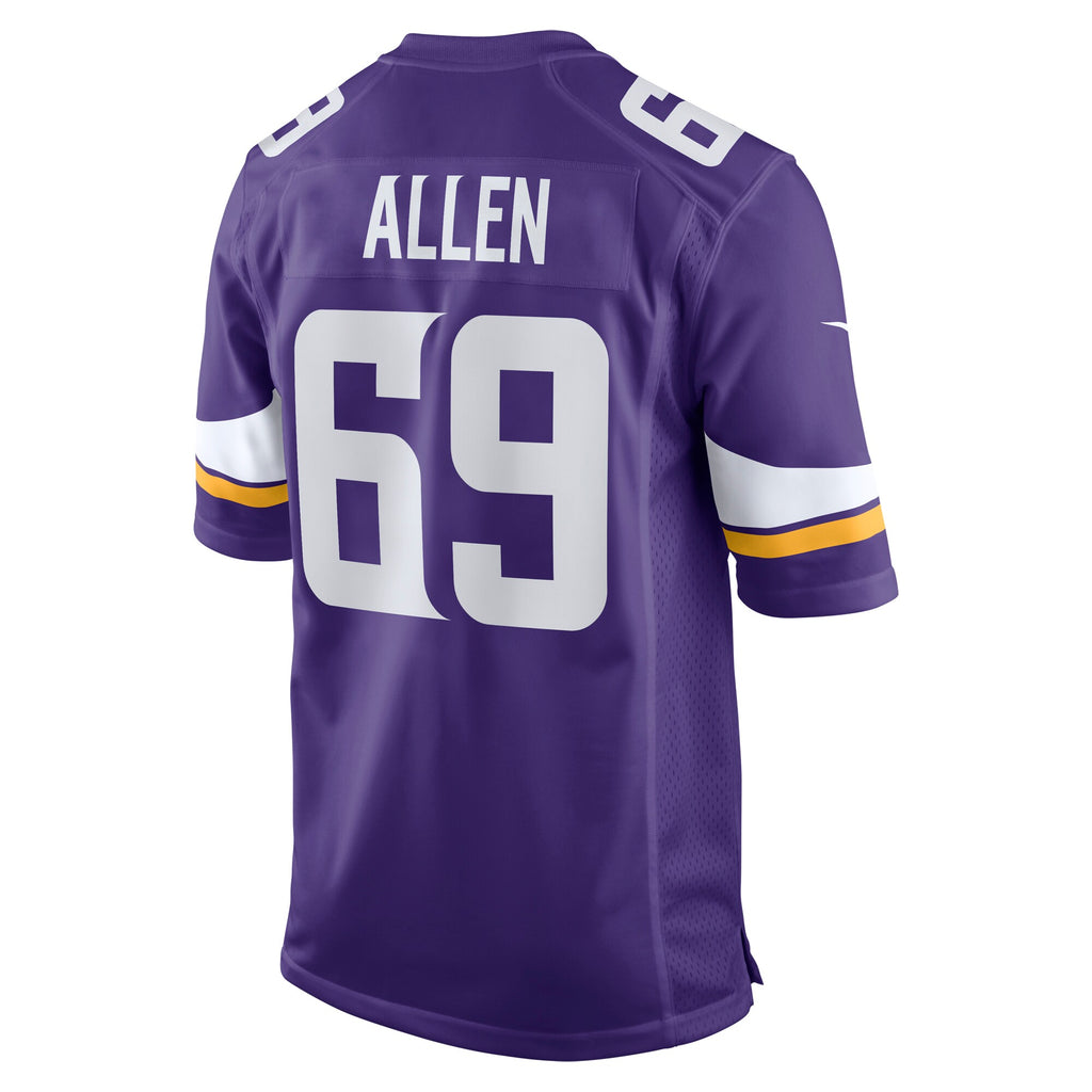 Jared Allen Minnesota Vikings Retired Player Game Jersey - Purple