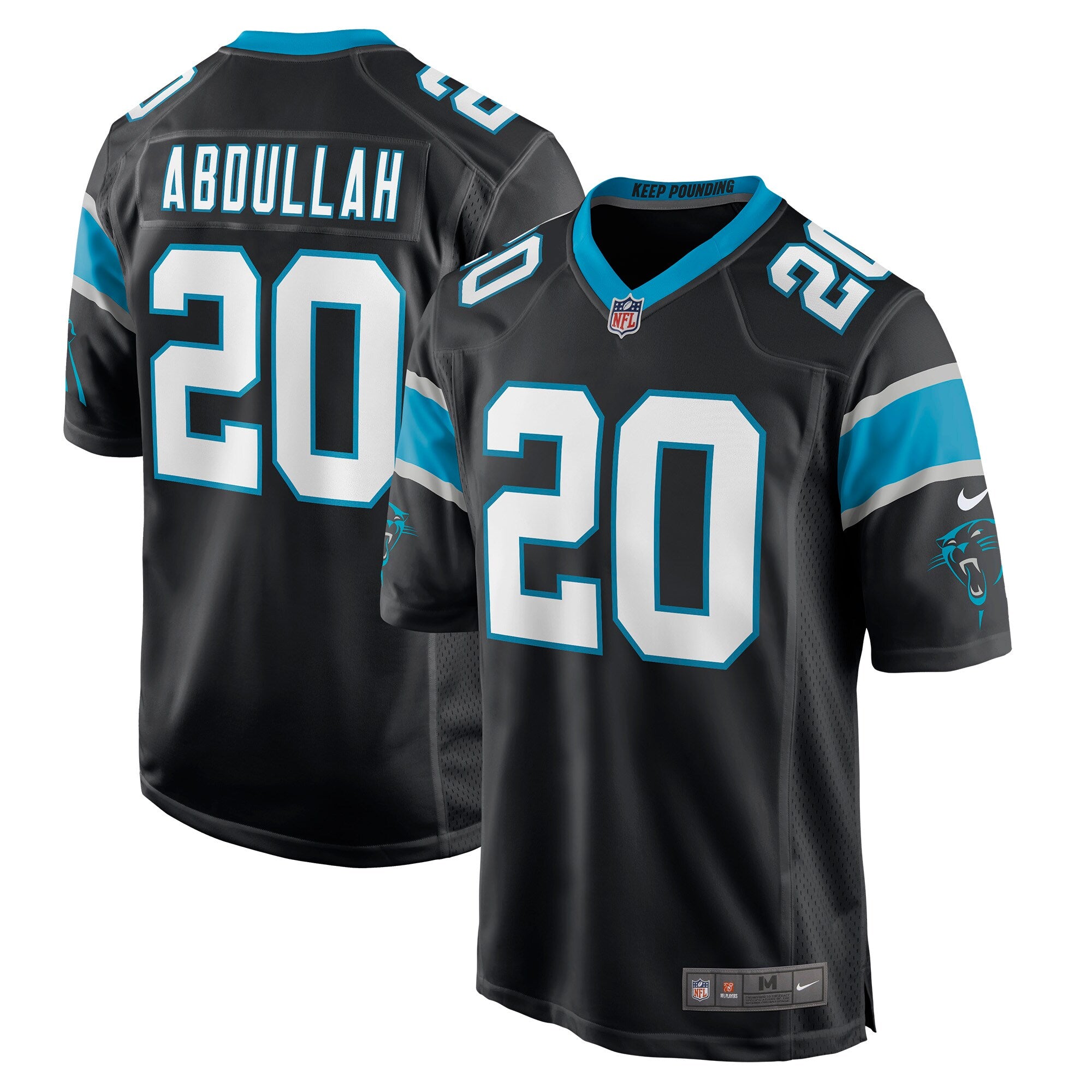 Ameer Abdullah Carolina Panthers Game Jersey - Black