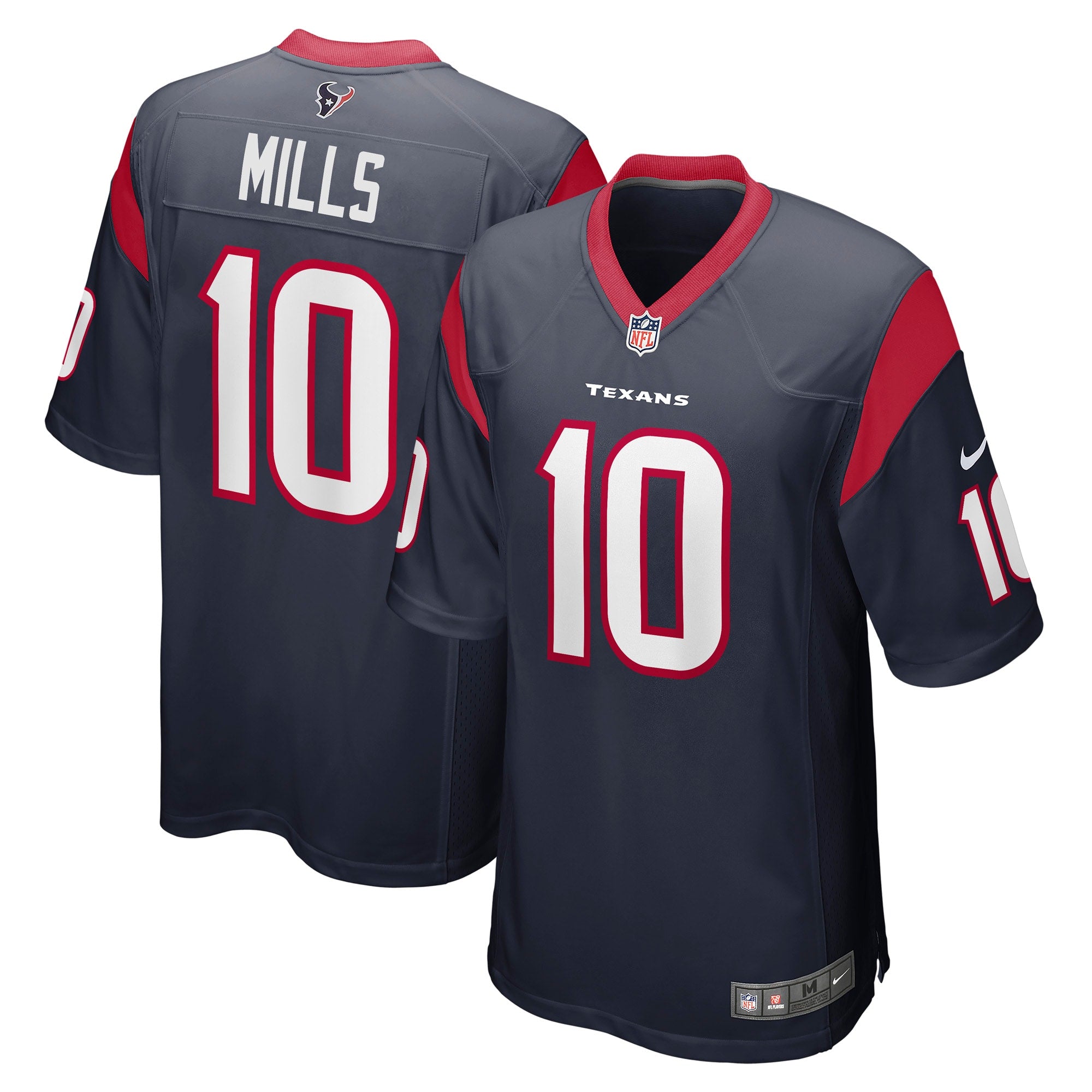 Davis Mills Houston Texans Player Game Jersey - Navy