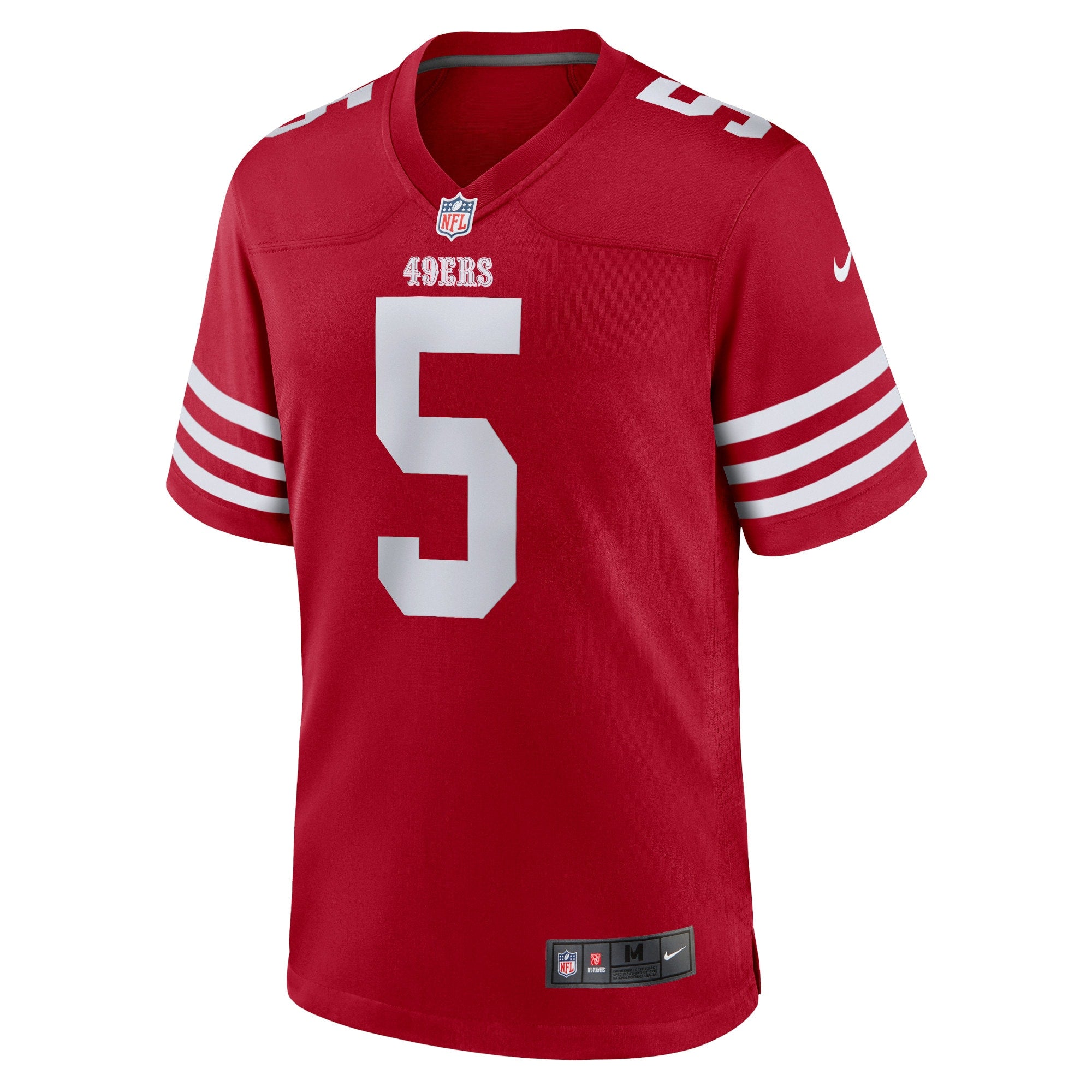 Trey Lance San Francisco 49ers Game Player Jersey - Scarlet