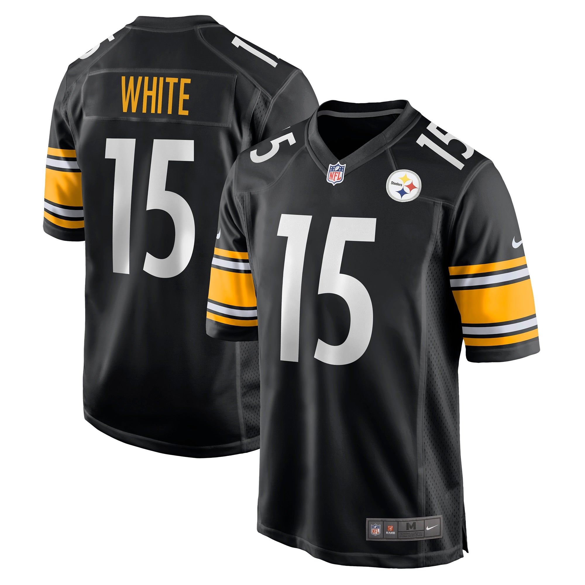 Cody White Pittsburgh Steelers Game Jersey - Black