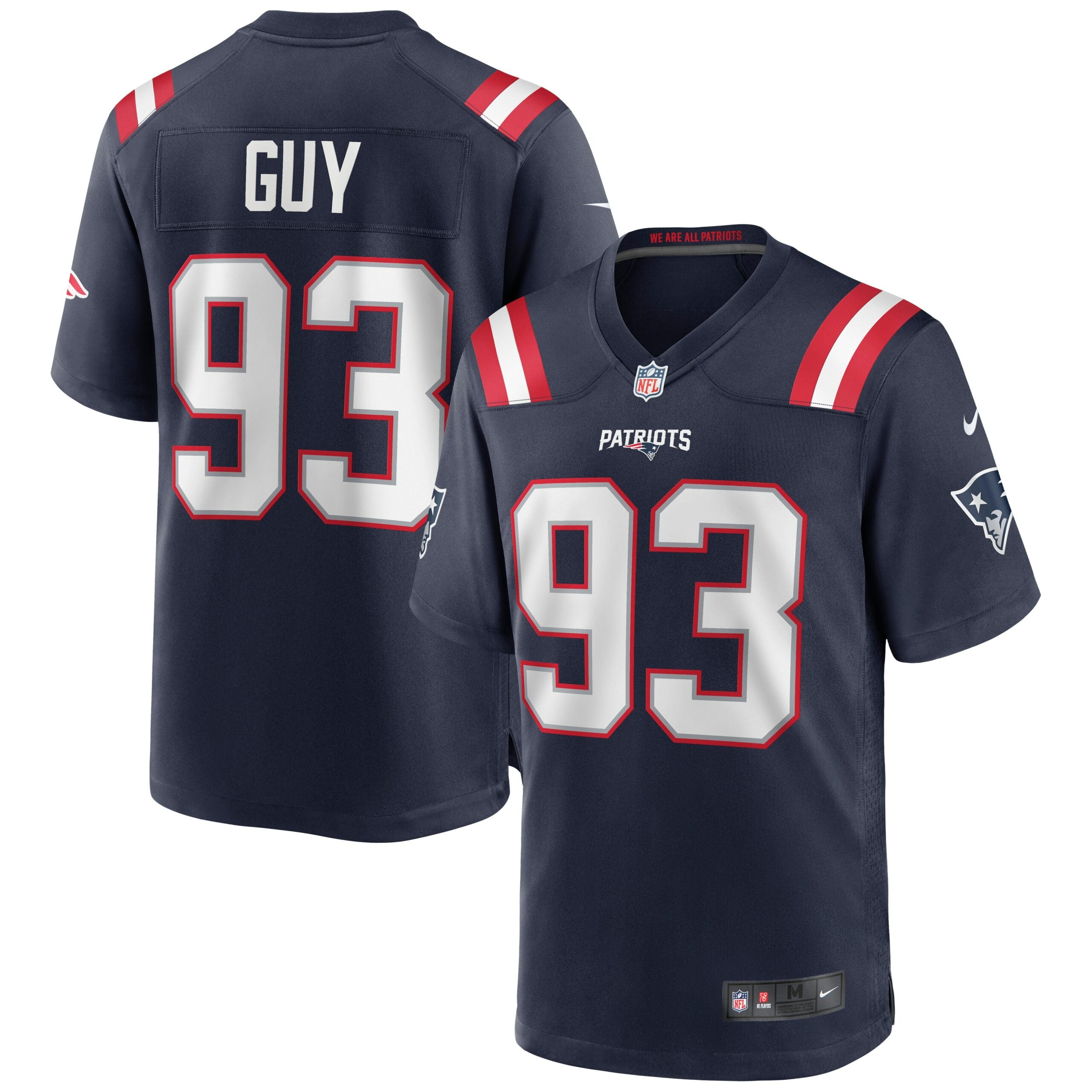 Lawrence Guy New England Patriots Game Jersey - Navy