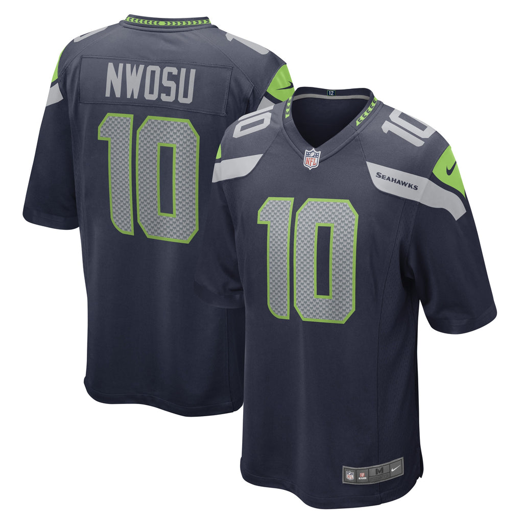 Uchenna Nwosu Seattle Seahawks Game Player Jersey - College Navy