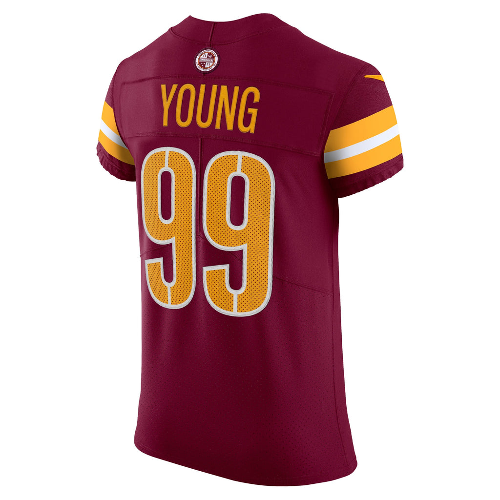 Chase Young Washington Commanders Vapor Elite Jersey - Burgundy