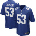Harry Carson New York Giants Game Retired Player Jersey - Royal