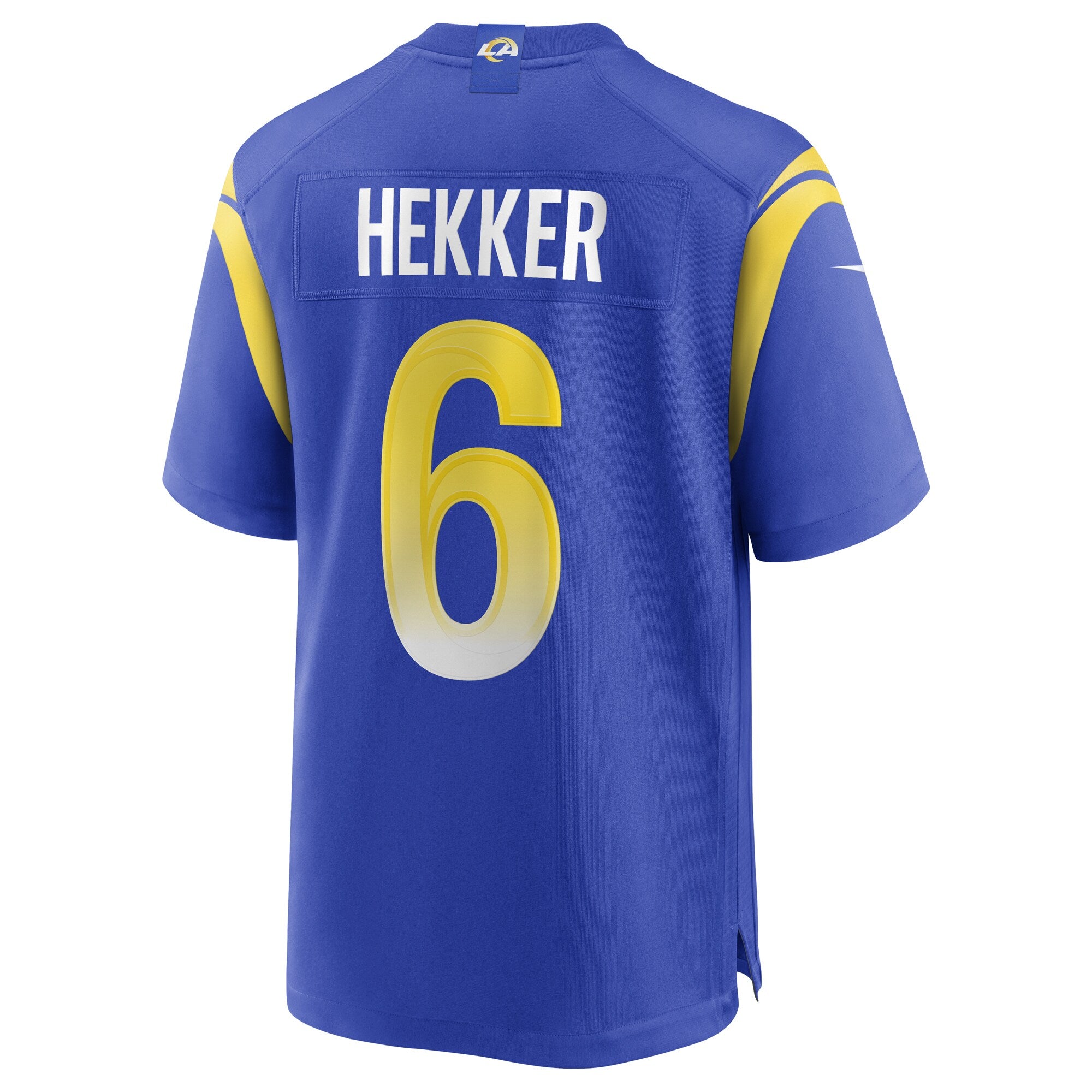 Johnny Hekker Los Angeles Rams Game Player Jersey - Royal