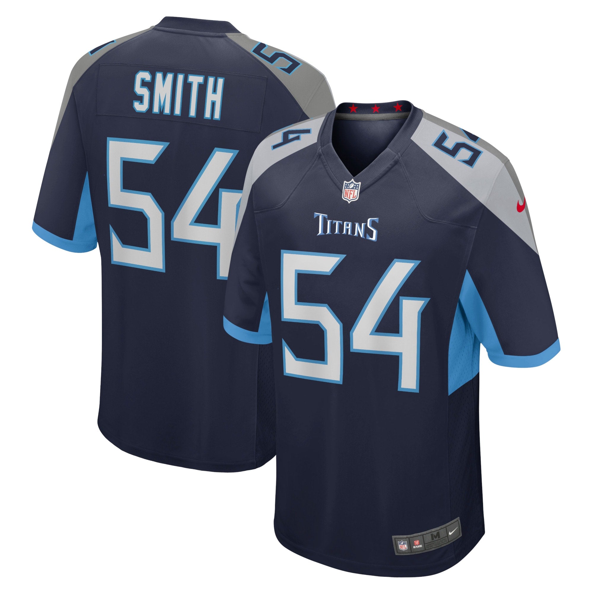 Andre Smith Tennessee Titans Home Game Player Jersey - Navy