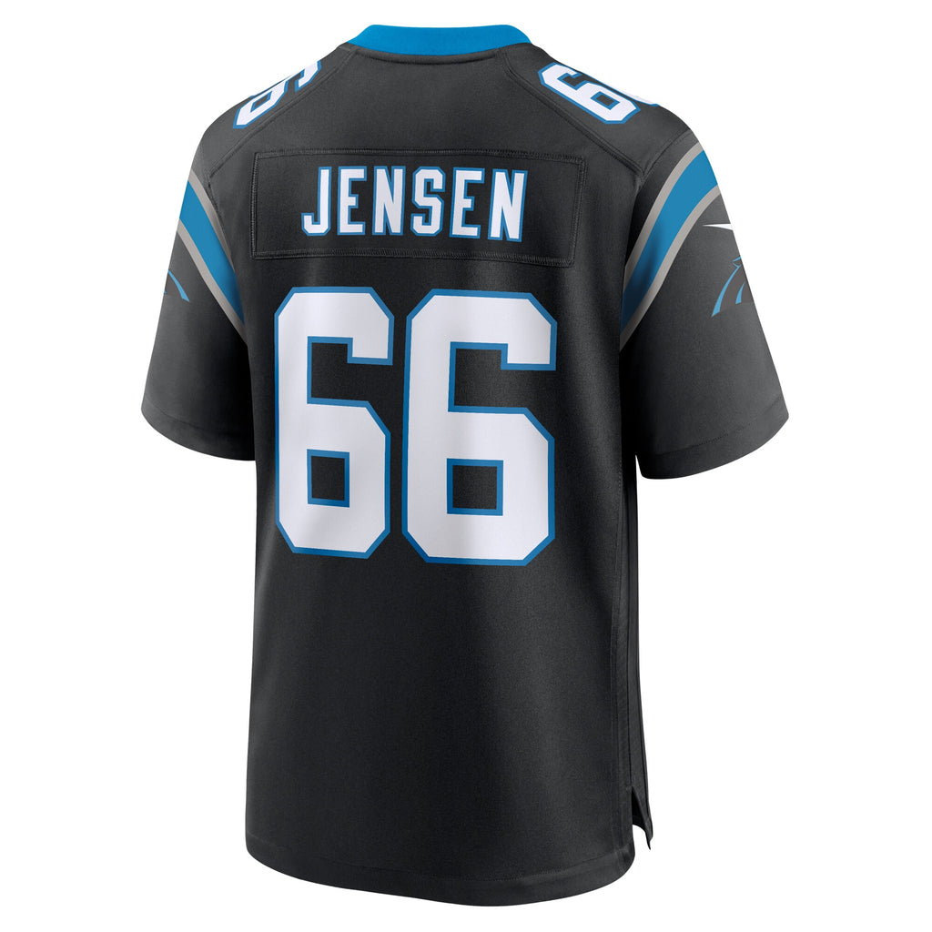 Nash Jensen Carolina Panthers Team Game Jersey - ?Black