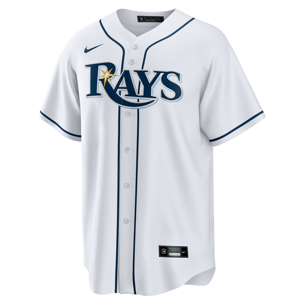 Tampa Bay Rays Home Replica Custom Jersey - White