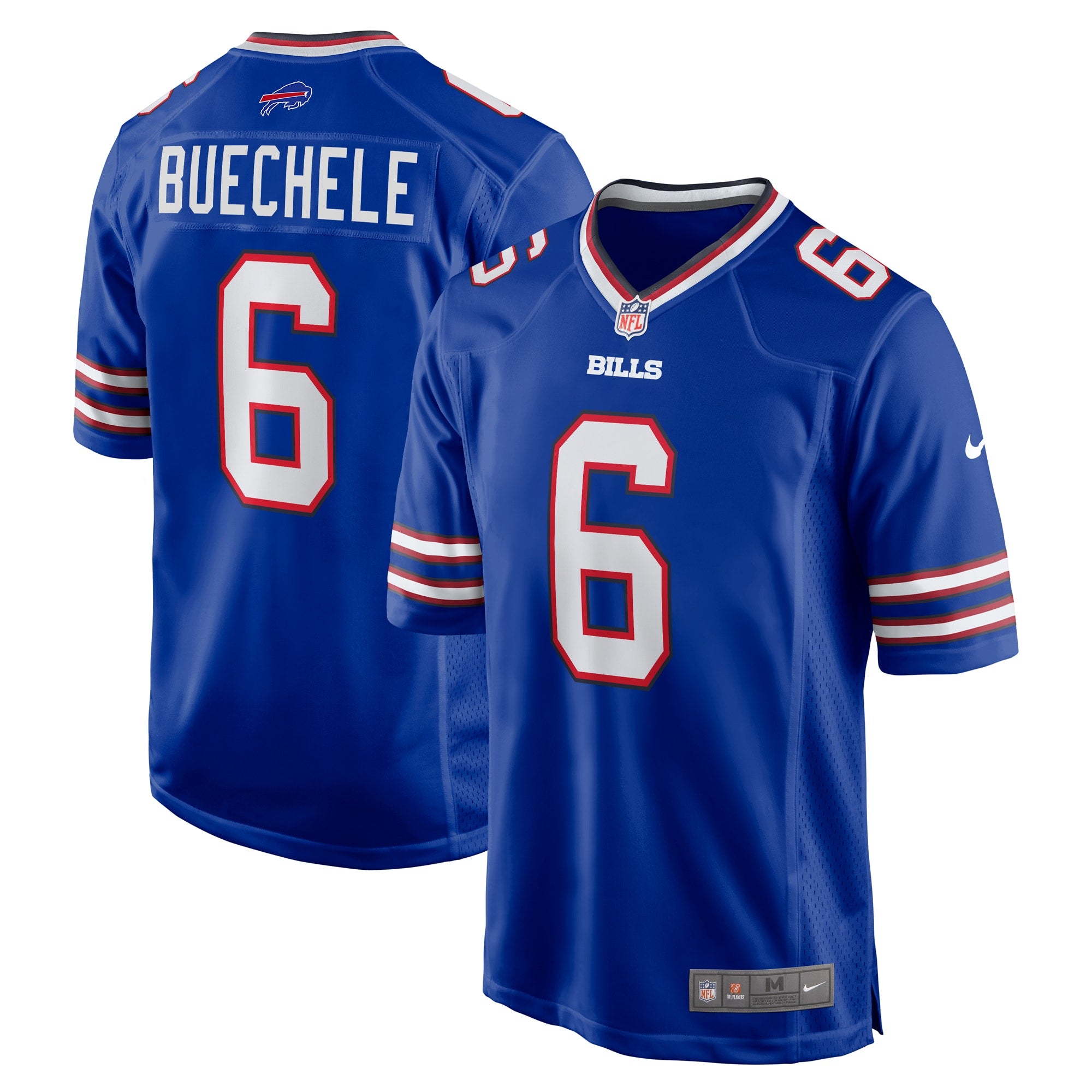 Shane Buechele Buffalo Bills Team Game Jersey - ?Royal
