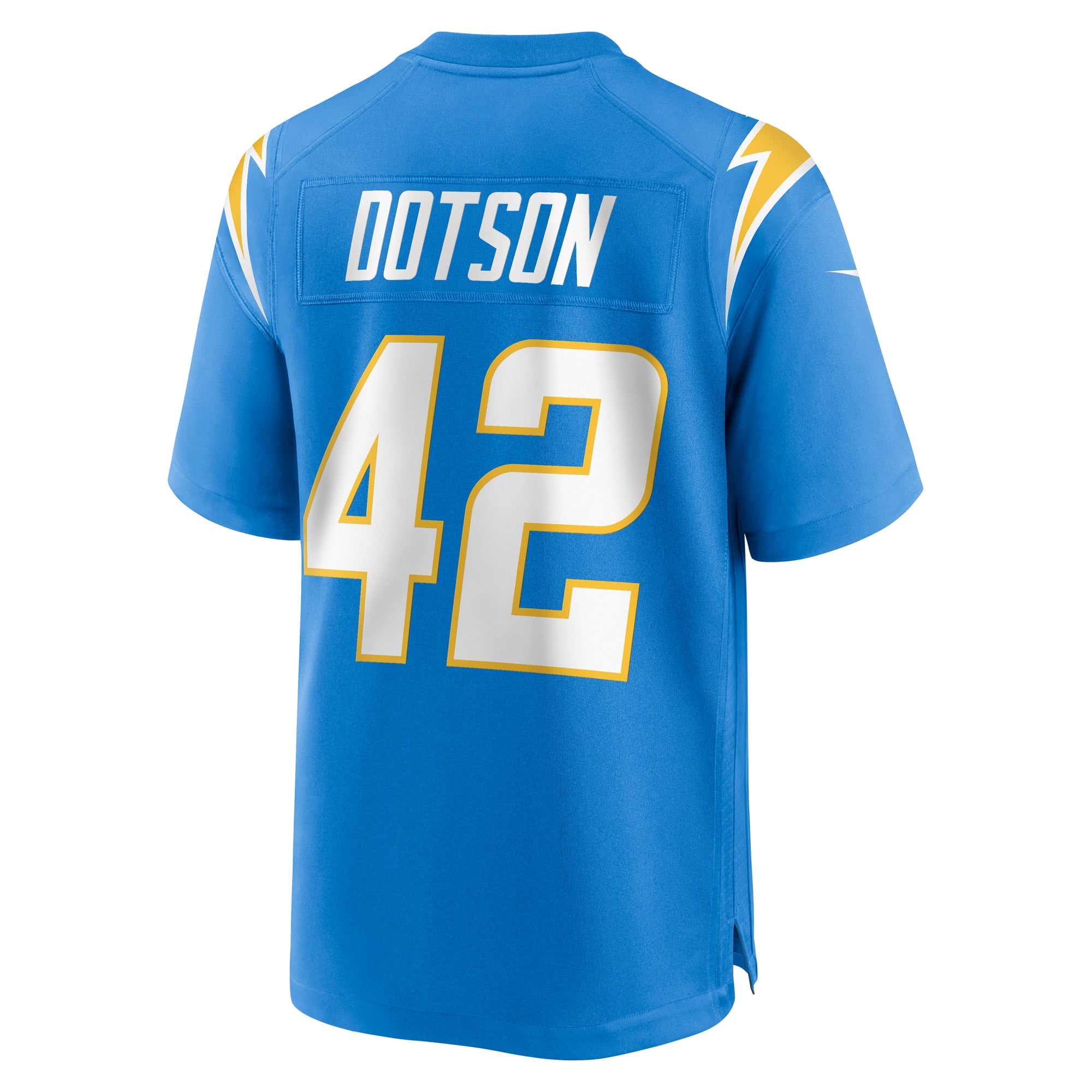 Elijah Dotson Los Angeles Chargers Team Game Jersey - ?Powder Blue