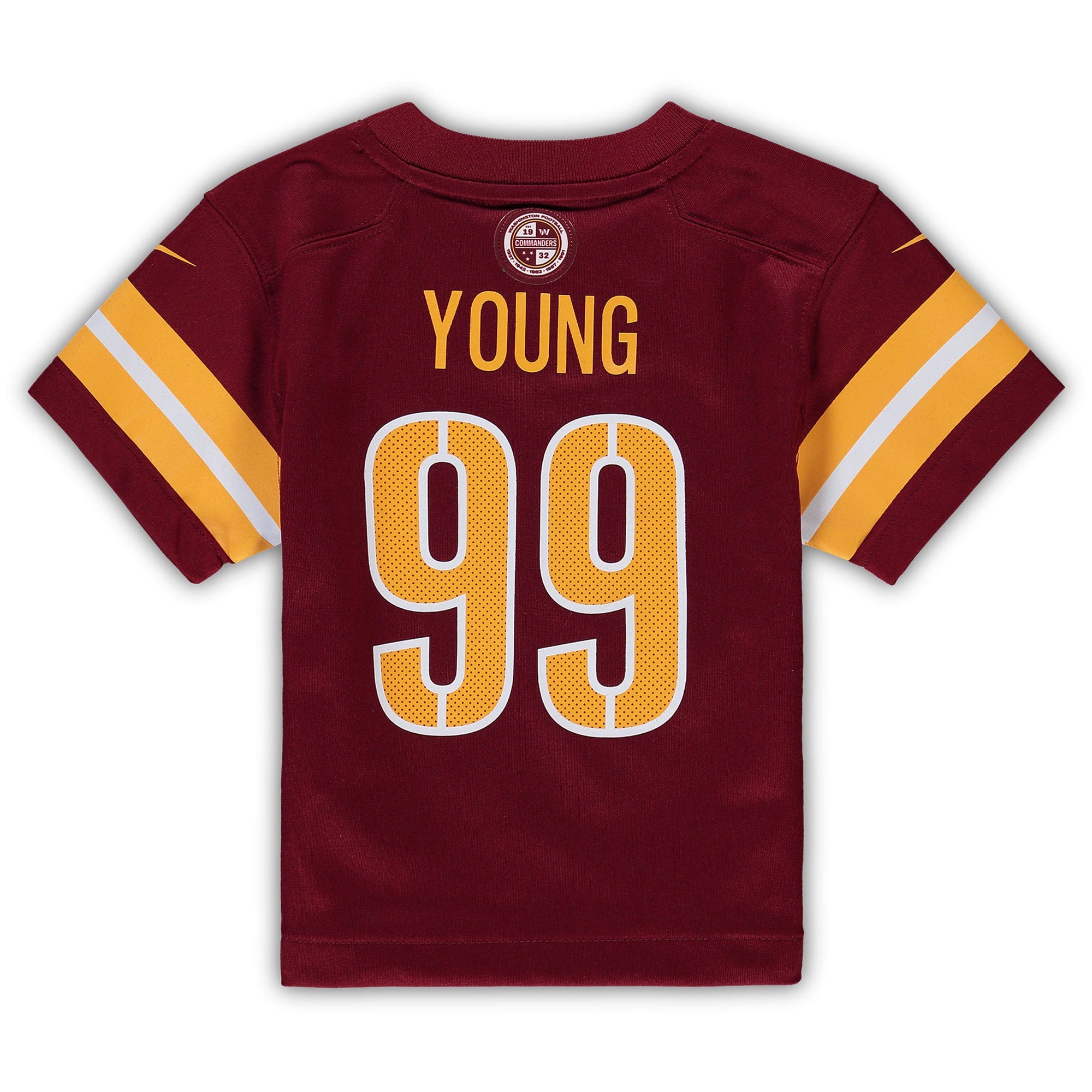 Chase Young Washington Commanders Toddler Game Jersey - Burgundy