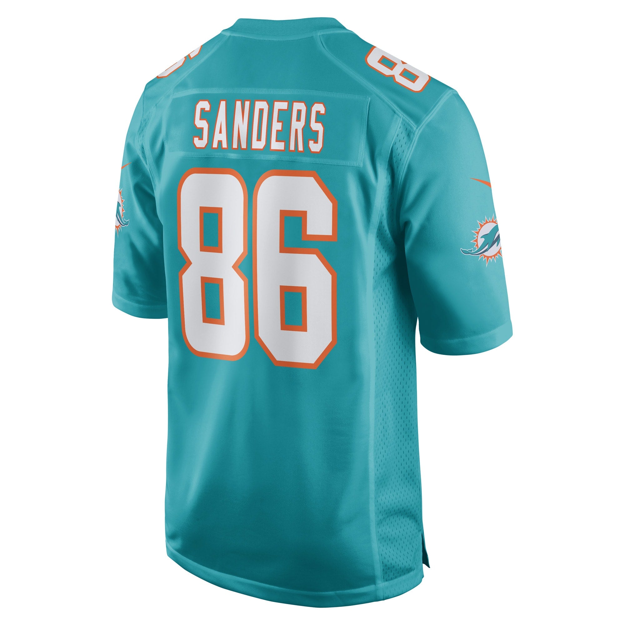 Braylon Sanders Miami Dolphins Game Player Jersey - Aqua