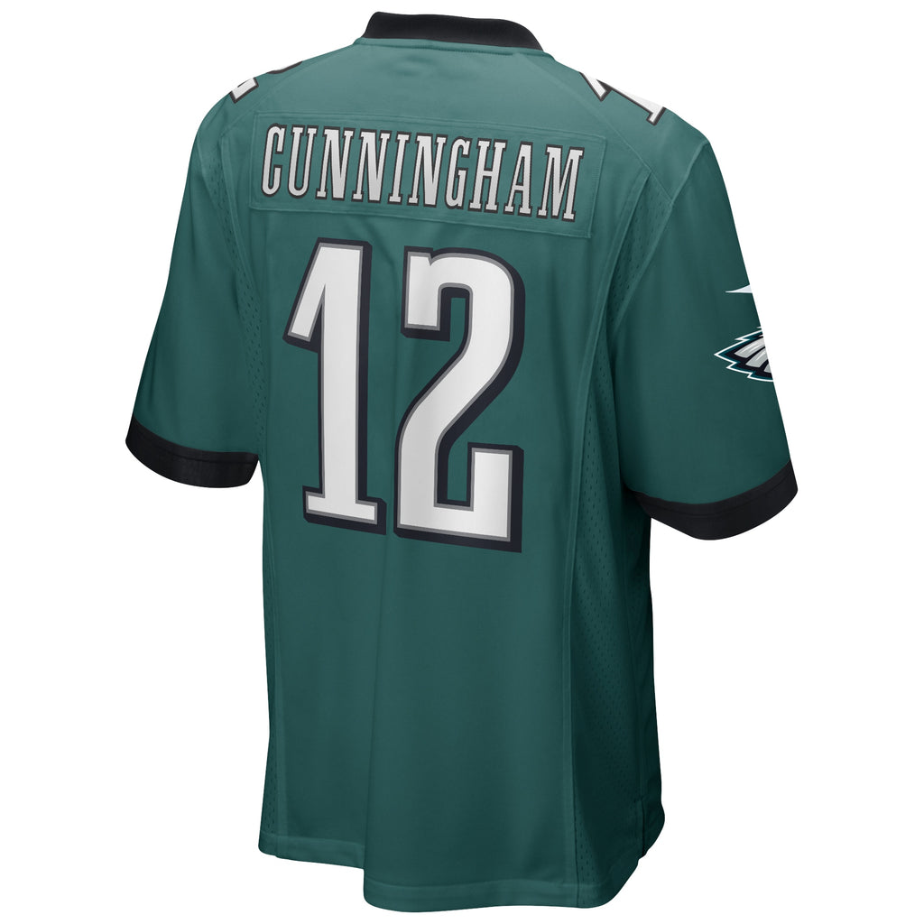 Randall Cunningham Philadelphia Eagles Game Retired Player Jersey - Midnight Green