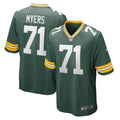 Josh Myers Green Bay Packers Game Jersey - Green