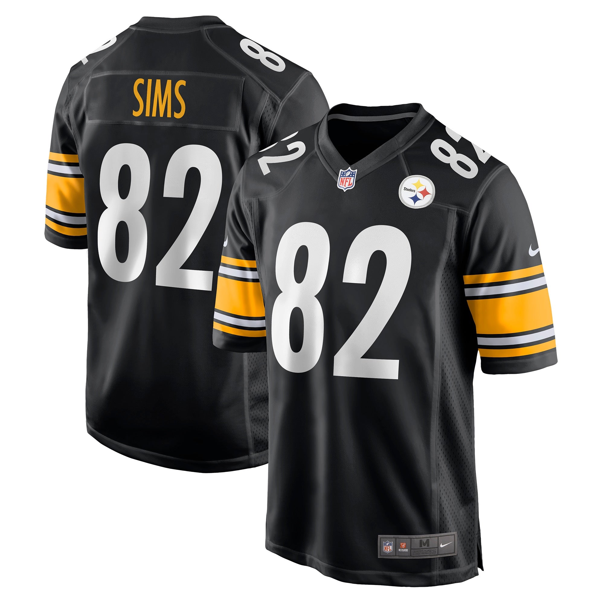 Steven Sims Pittsburgh Steelers Game Jersey - Black
