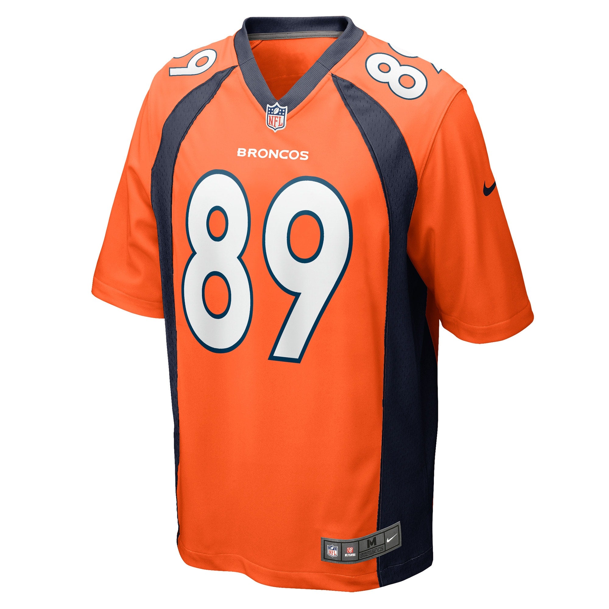 Brandon Johnson Denver Broncos Game Player Jersey - Orange