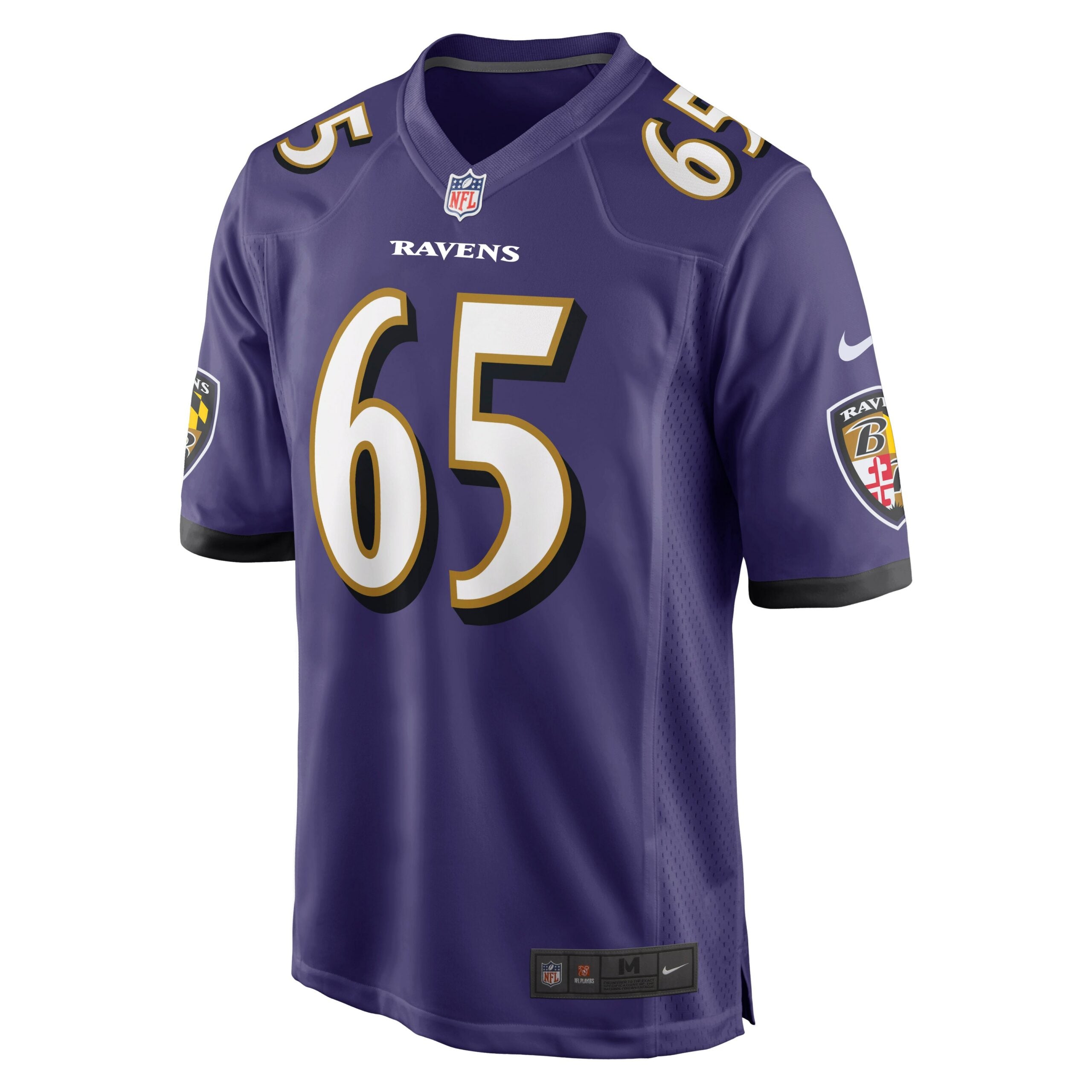 Patrick Mekari Baltimore Ravens Game Player Jersey - Purple