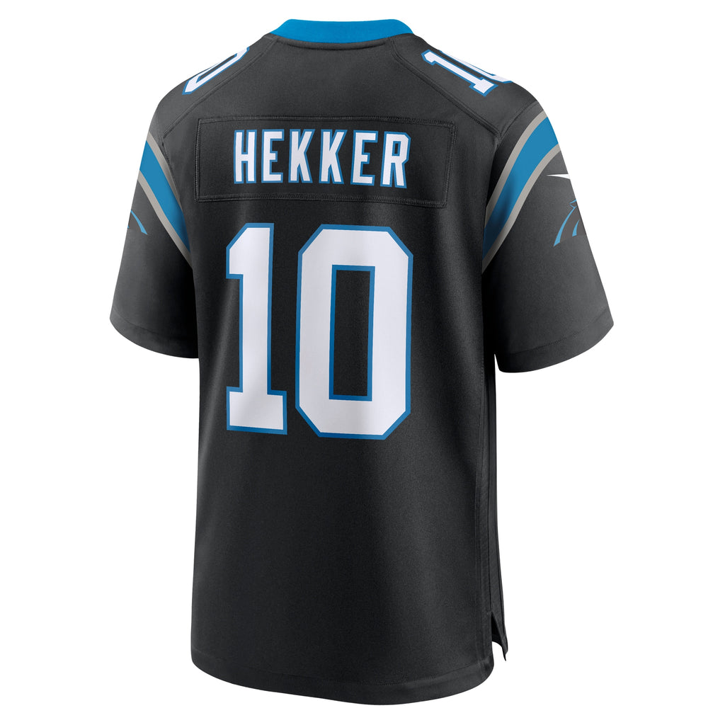 Johnny Hekker Carolina Panthers Team Game Jersey - Black