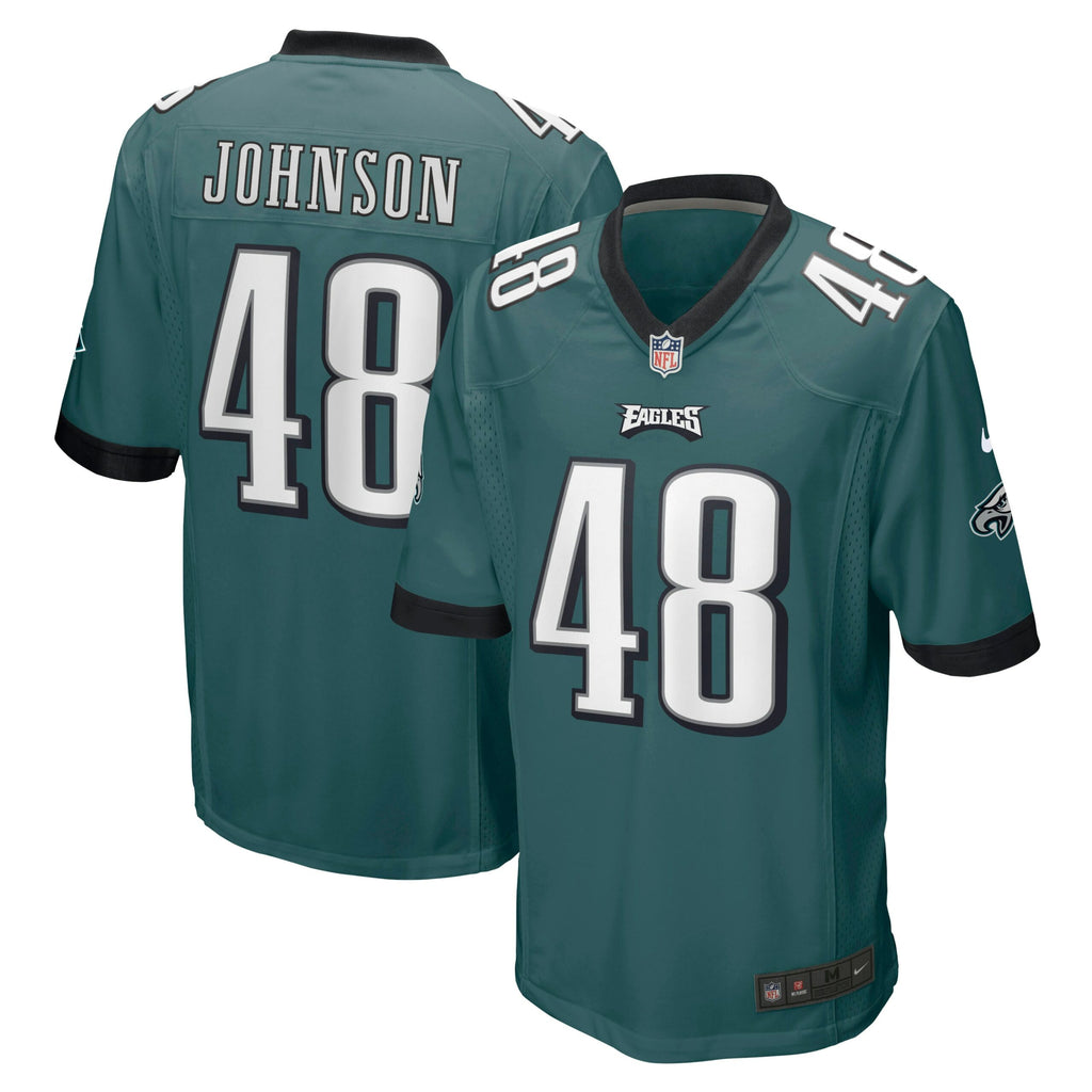Patrick Johnson Philadelphia Eagles Game Player Jersey - Midnight Green