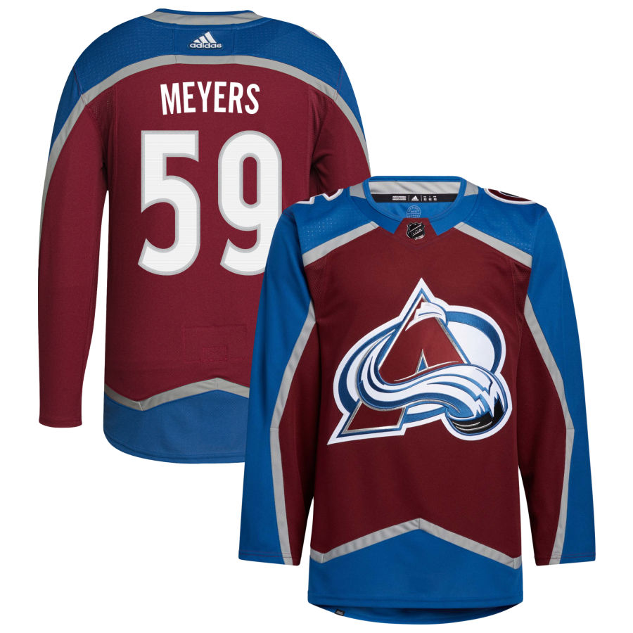 Ben Meyers Colorado Avalanche Home Primegreen Authentic Pro Jersey - Burgundy
