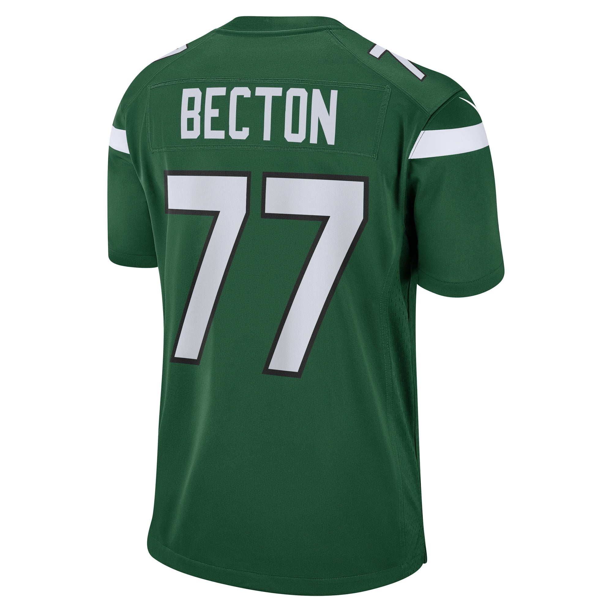 Mekhi Becton New York Jets Player Game Jersey - Gotham Green