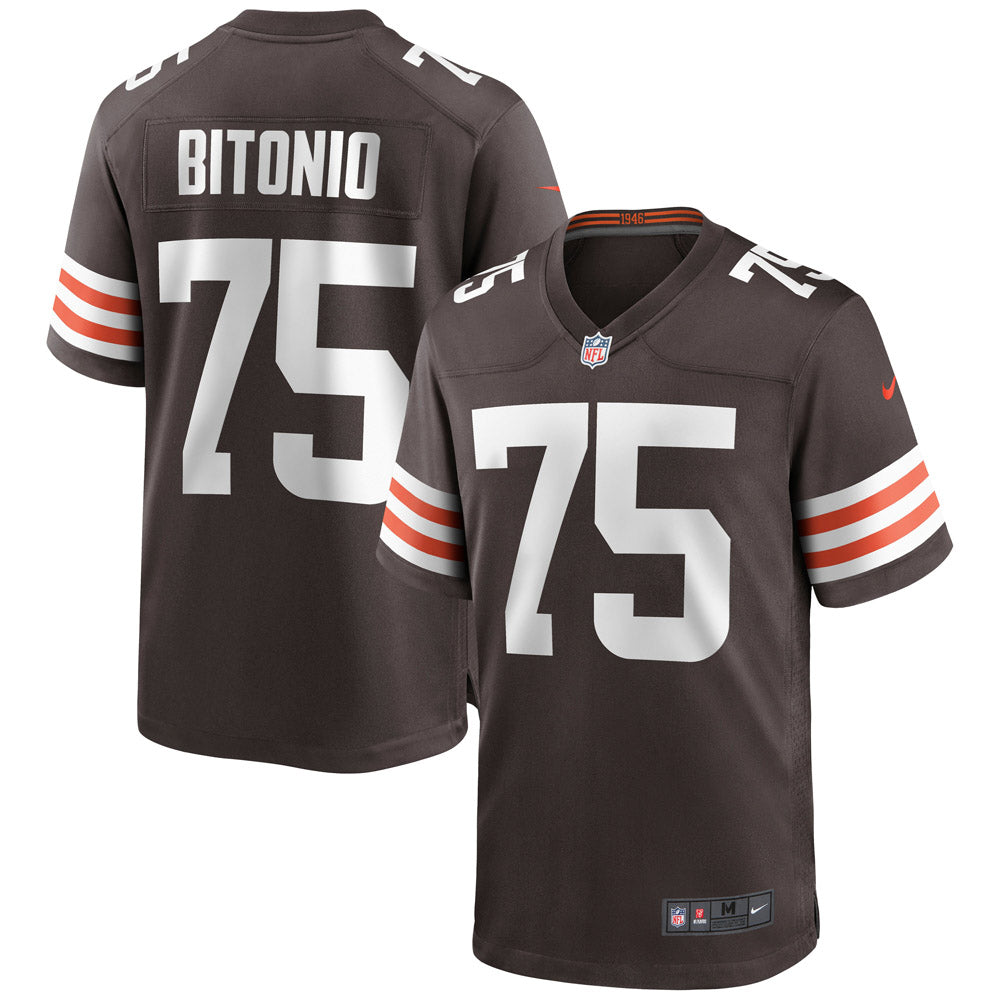 Men's Cleveland Browns Joel Bitonio Game Jersey Brown