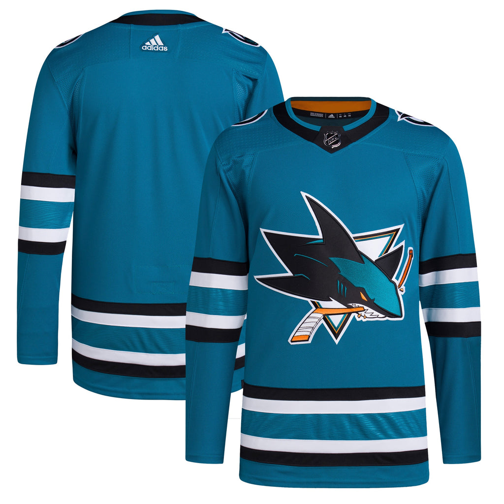 San Jose Sharks Home Primegreen Authentic Pro Jersey - Teal