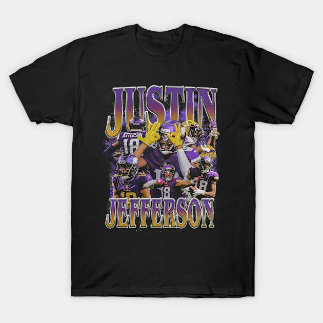 Justin Jefferson Vintage Bootleg T-Shirt