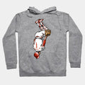Ozzie Smith Flip Celebration Cartoon Hoodie