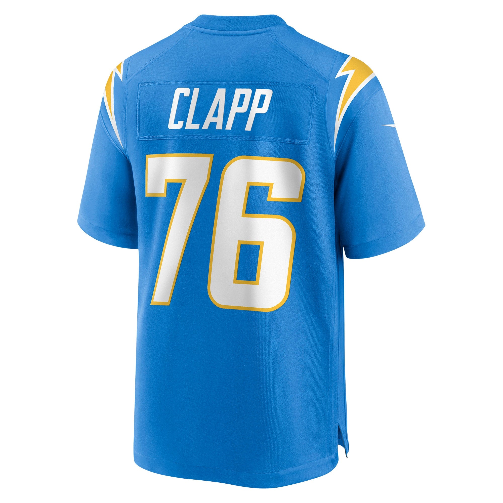 Will Clapp Los Angeles Chargers Game Jersey - Powder Blue